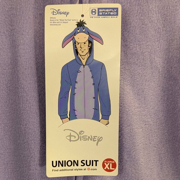 NWT Size XL Disney Eeyore Pajamas/Halloween Costume/Union Suit - Picture 5 of 7